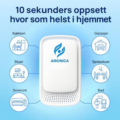 Aironica™ Ionisk Luftrenser