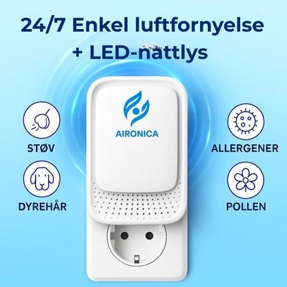 Aironica™ Ionisk Luftrenser